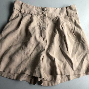 High waisted formal shorts